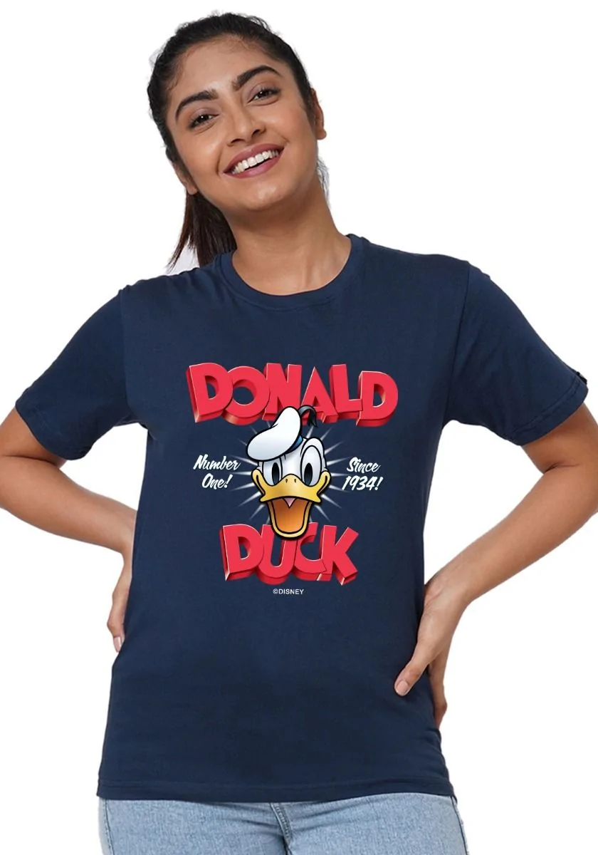 Retro Donald Duck 1934 Womens Tshirt