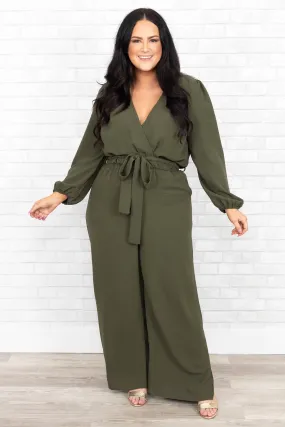 Ruin The Friendship Jumpsuit, Olive