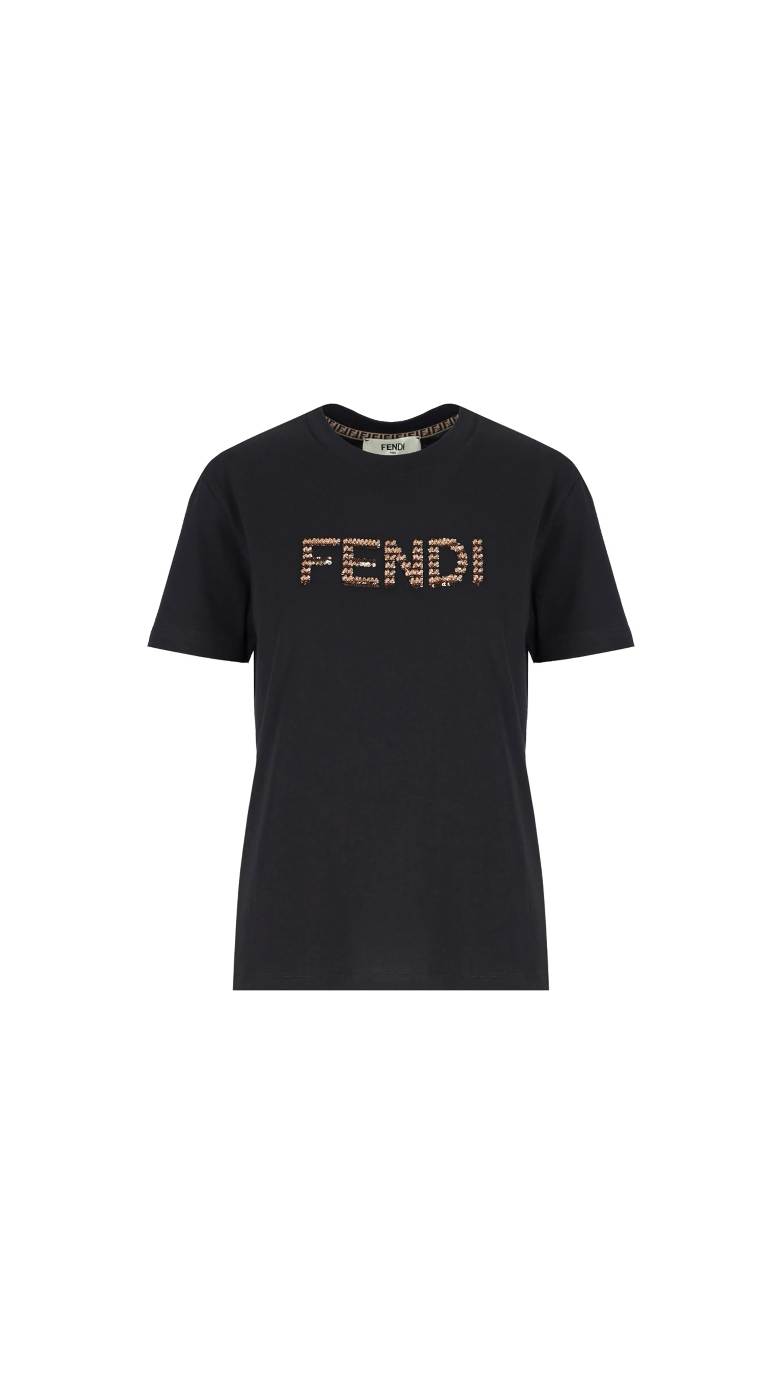 Sequines Logo T-shirt - Black