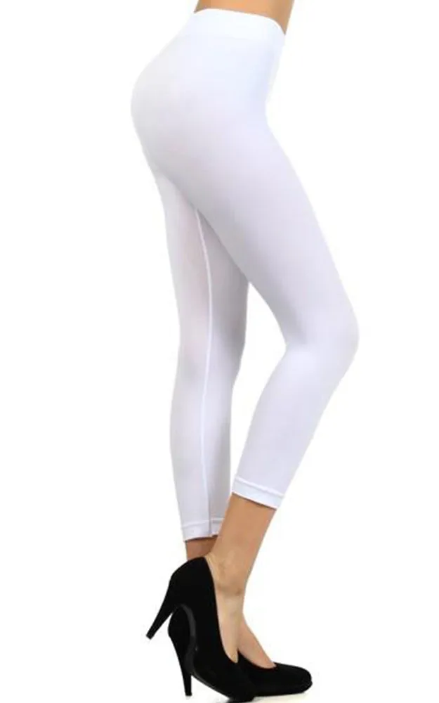 SML826SD Nylon Seamless Capri Leggings