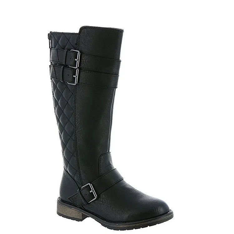 Steve Madden Girl's JNorthrn Tall Boot - Black