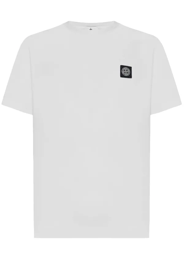 Stone Island Basic Logo Tee White