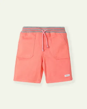 Striped Rib Peach Shorts