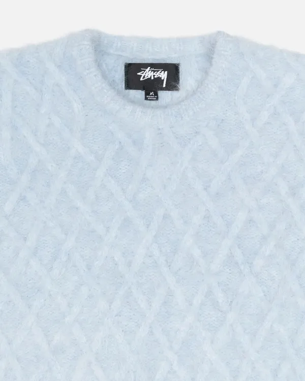 STUSSY  |Unisex Street Style Long Sleeves Plain Skater Style Sweaters