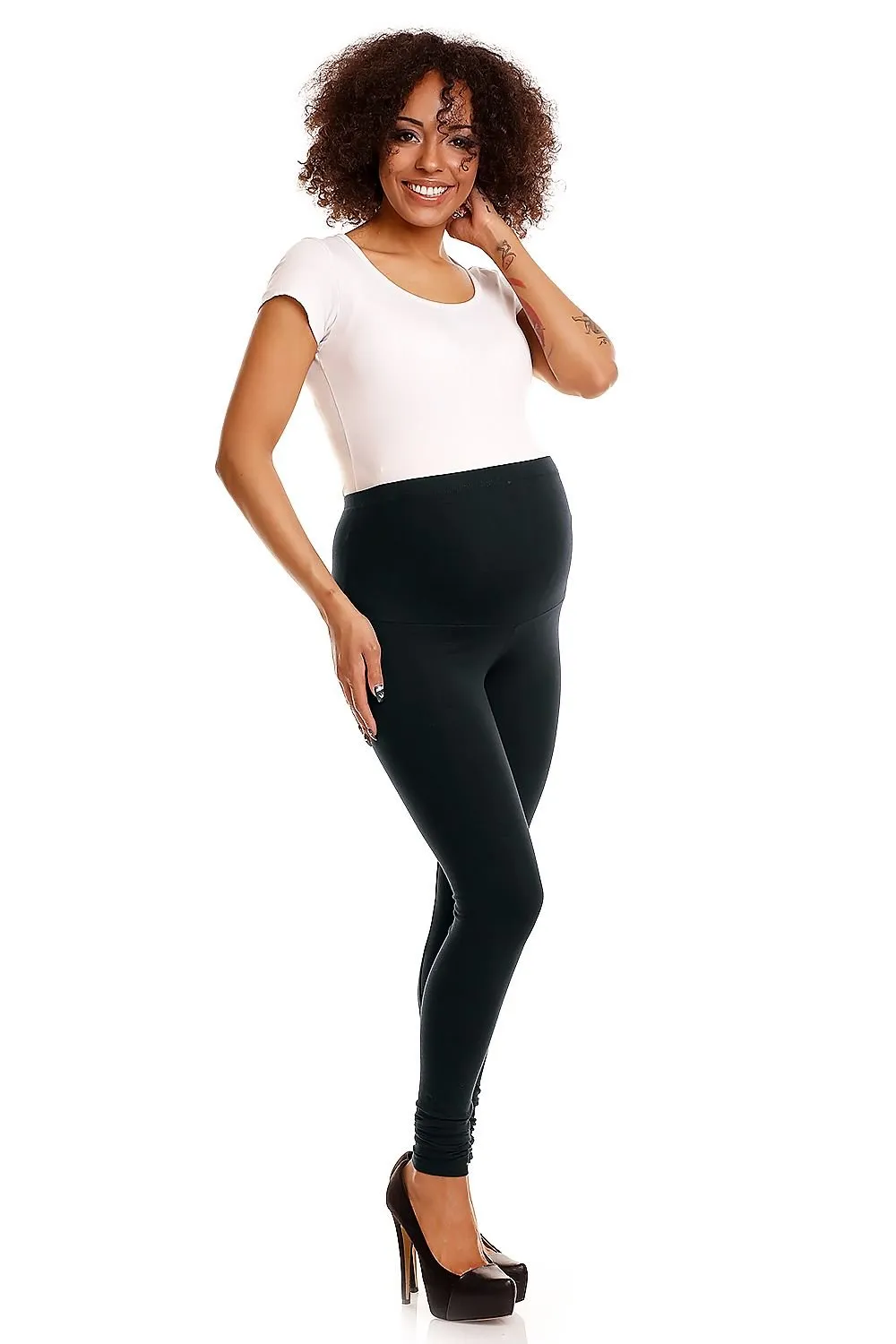 Stylish & Comfy Maternity Leggings - Model 174801 PeeKaBoo | Marvis