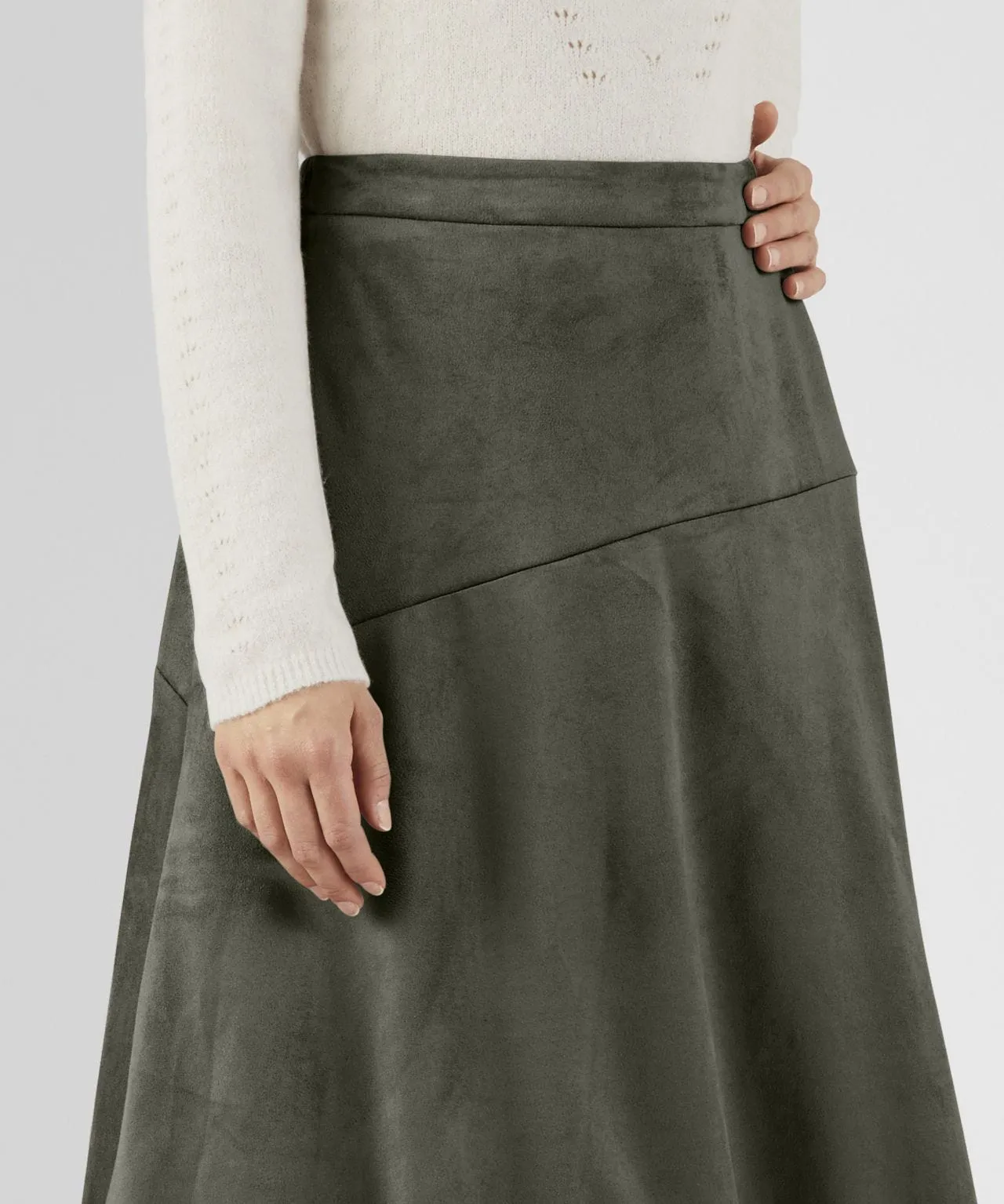 Suedette Skirt