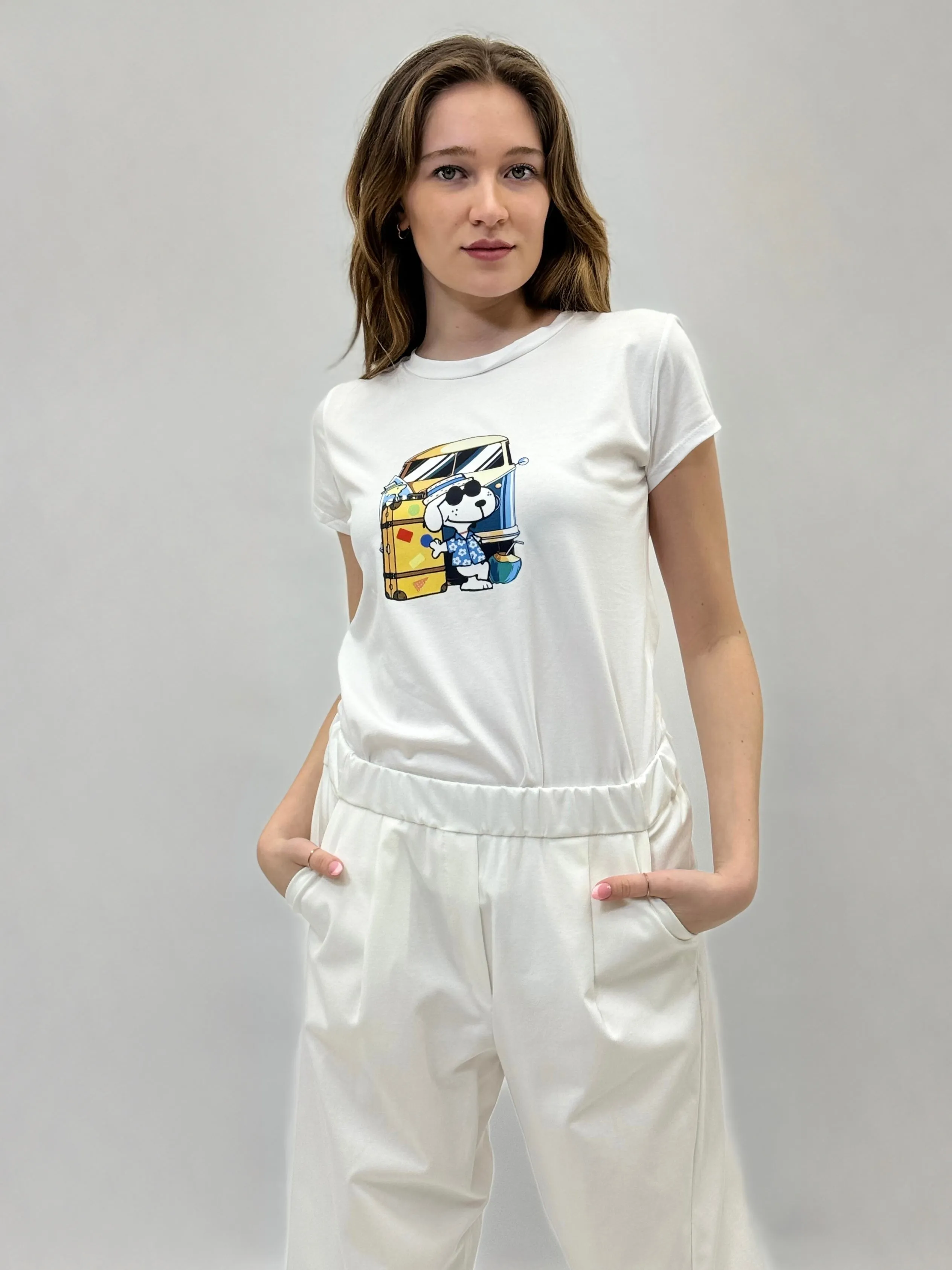 T-shirt in cotone con stampe