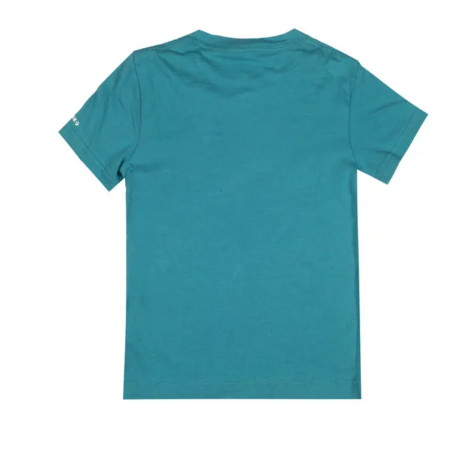 T-SHIRT LOGO CHUCK TAYLOR Boy Rapid Teal