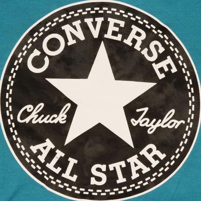 T-SHIRT LOGO CHUCK TAYLOR Boy Rapid Teal