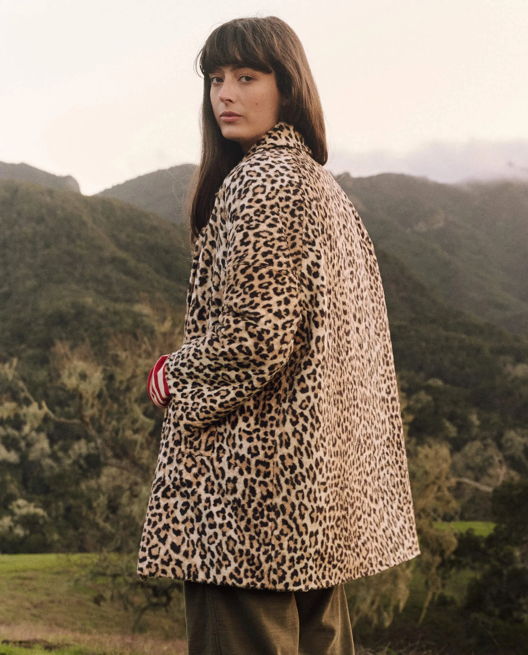 The Car Coat. -- Vintage Leopard