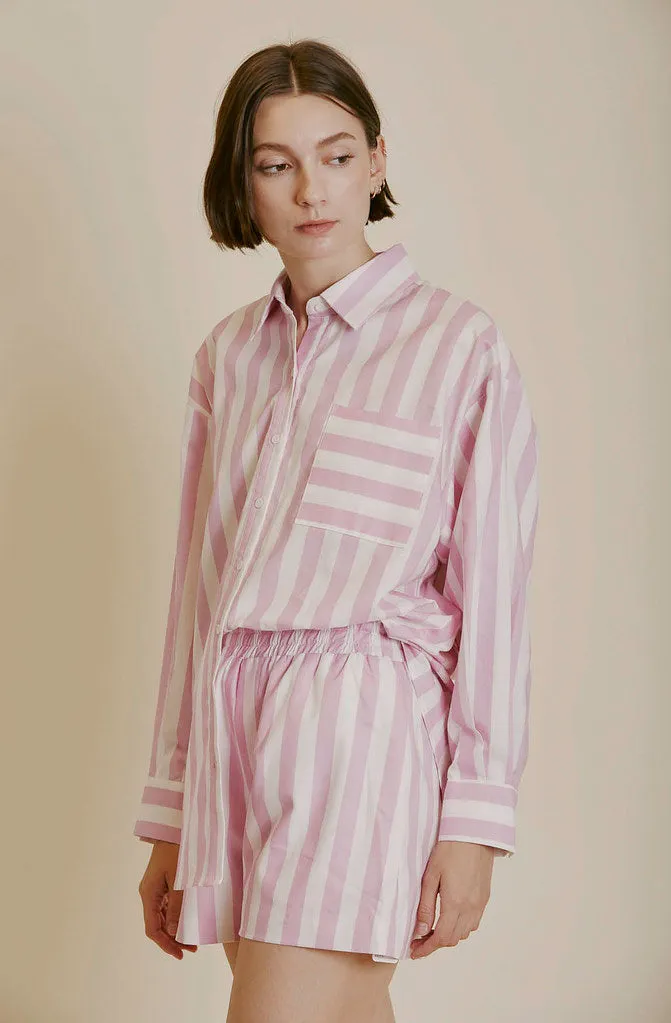 THE ISABEL STRIPED BUTTON UP