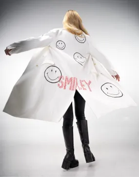 'The Smiley Blazer' Painted Coat