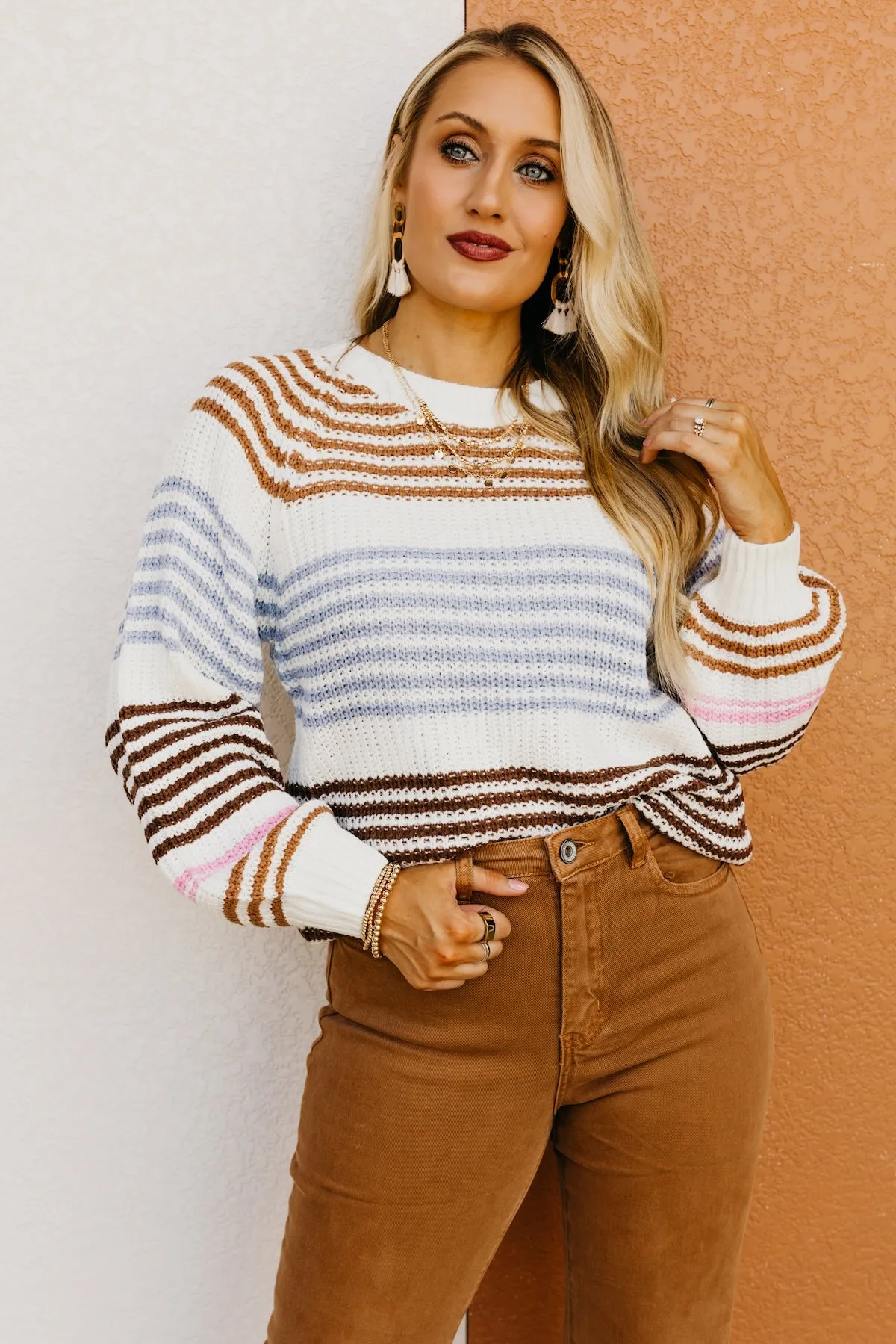 The Taliyah Stripe Raglan Sweater