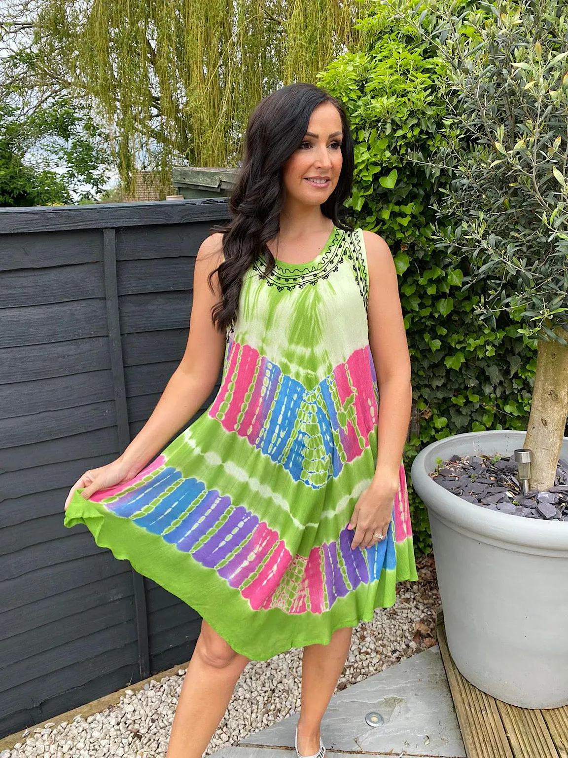 Tie Dye Sun Dress Thea