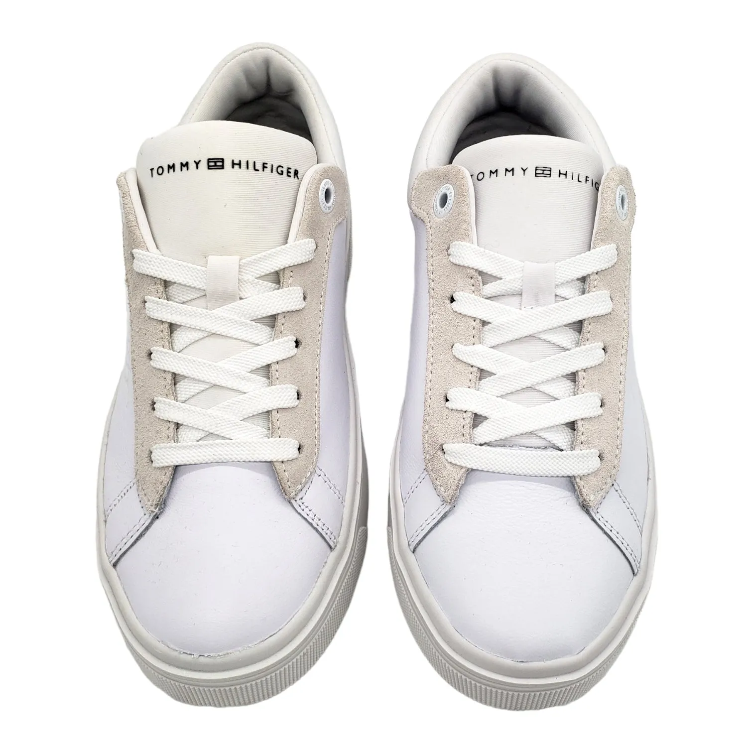 Tommy Hilfiger White Elevated Cupsole Sneaker