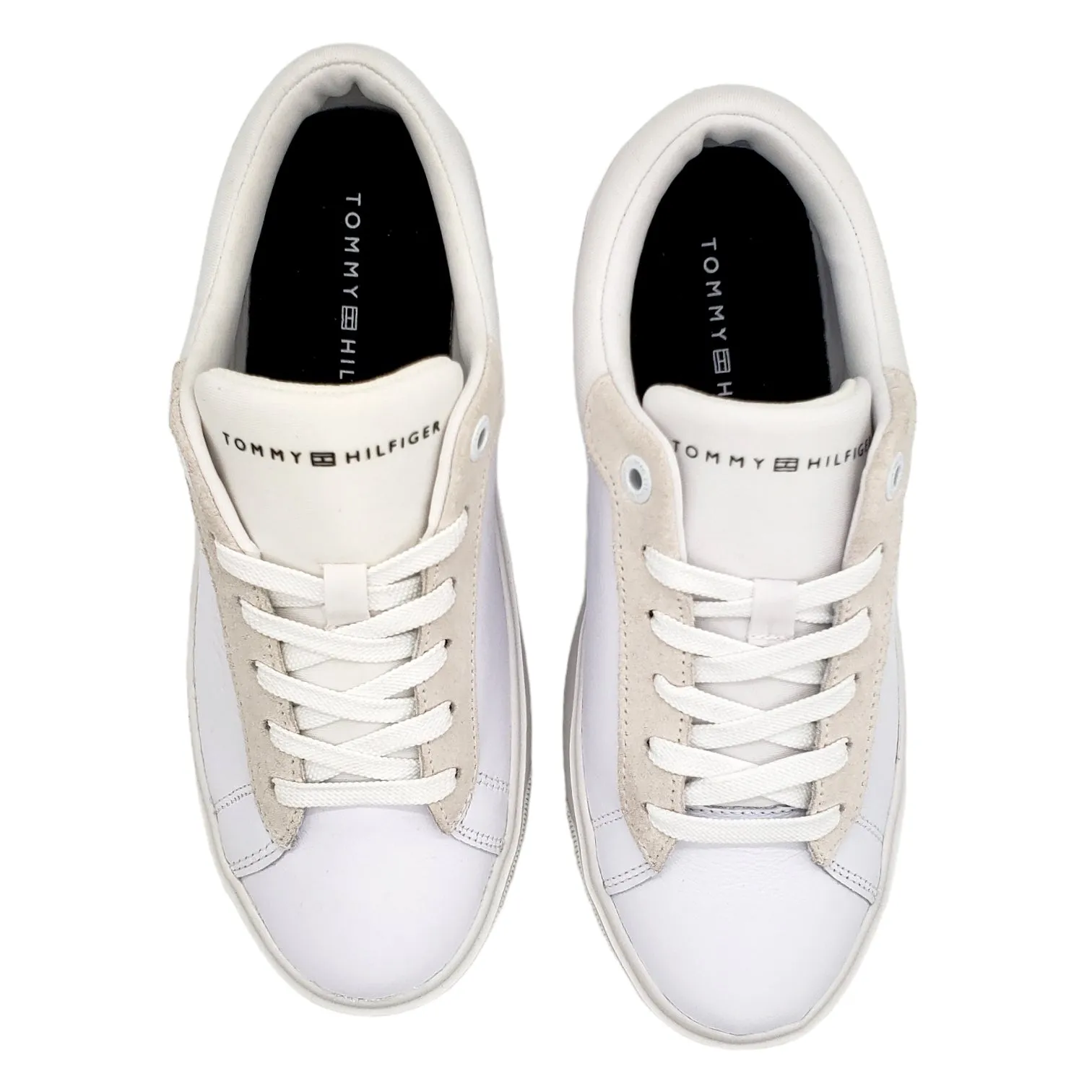 Tommy Hilfiger White Elevated Cupsole Sneaker