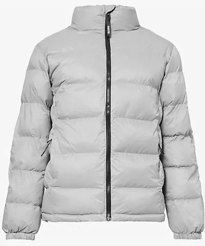 Trapstar Mens Grey Its A Sec quilted ripstop jacket