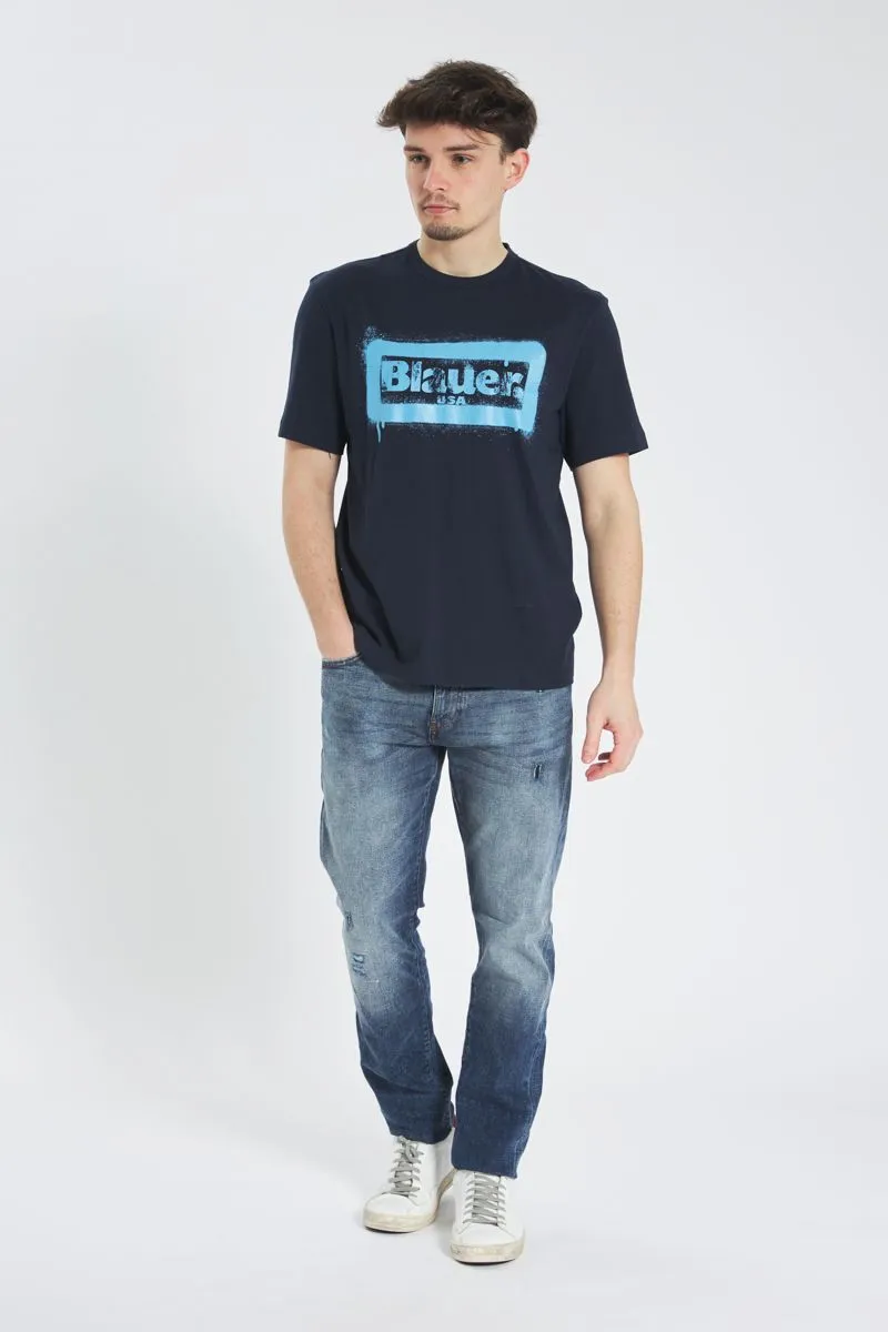 Tshirt Uomo Blu