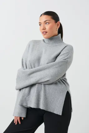 Turtleneck knitted sweater