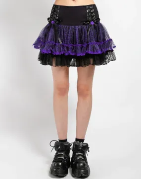 Tutu Skirt Purple Leopard