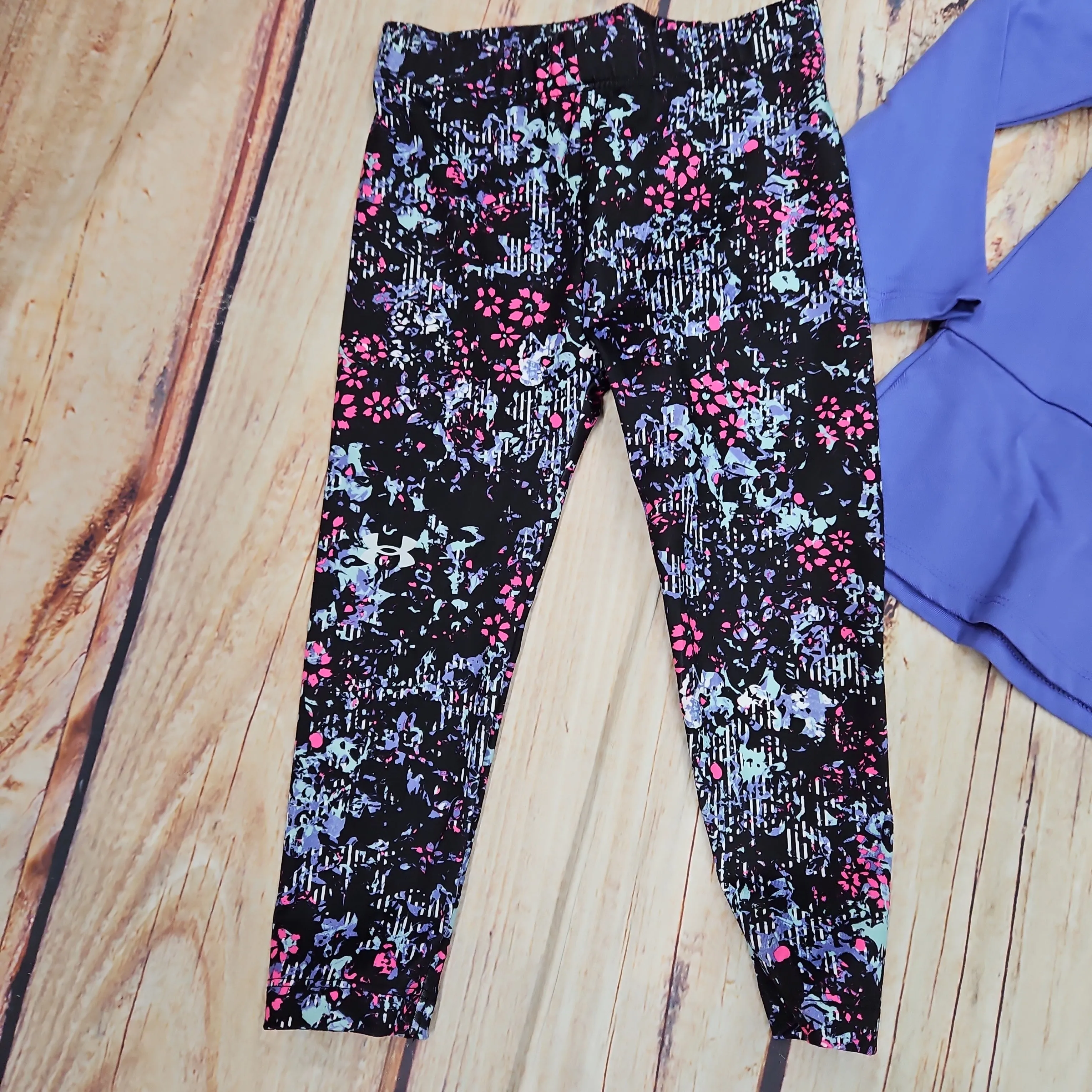 UA FLORAL DITSY STRIPE LEGGING SET