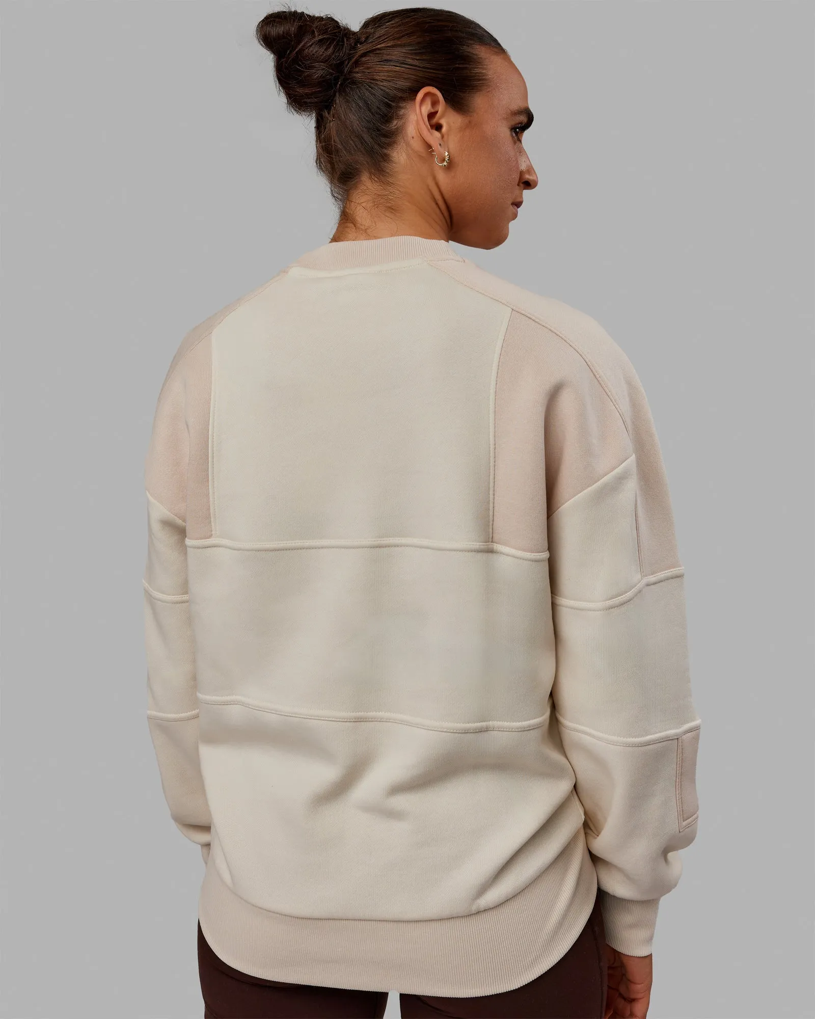 Unisex Slam Sweater Oversize - Bone-Pumice Stone