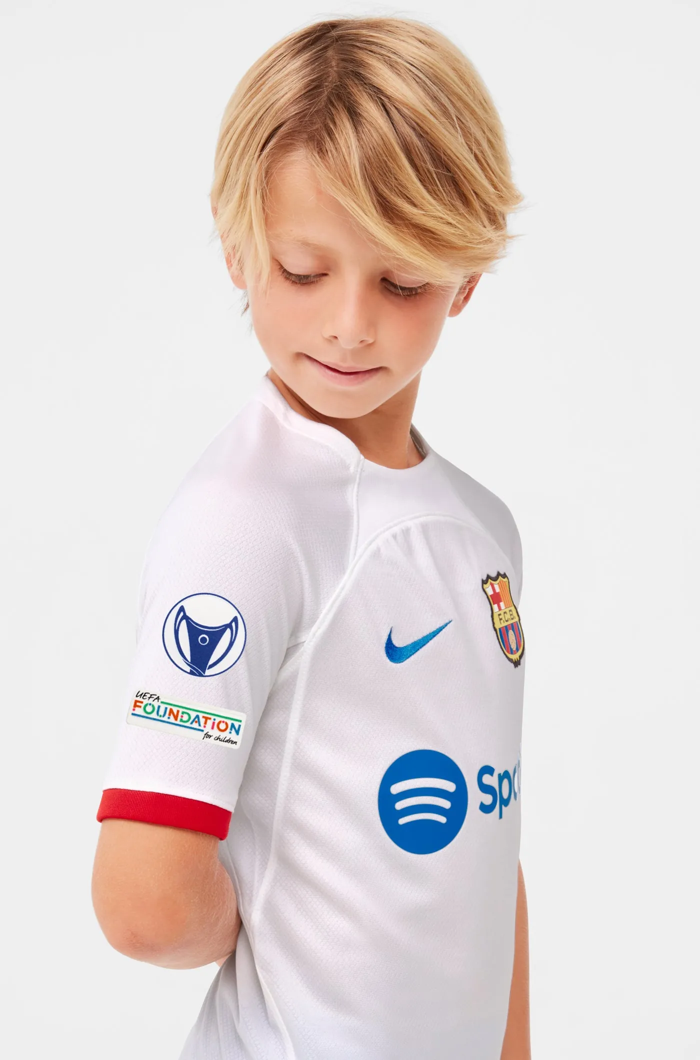 UWCL FC Barcelona away shirt 23/24 – Junior  - MARA LEN