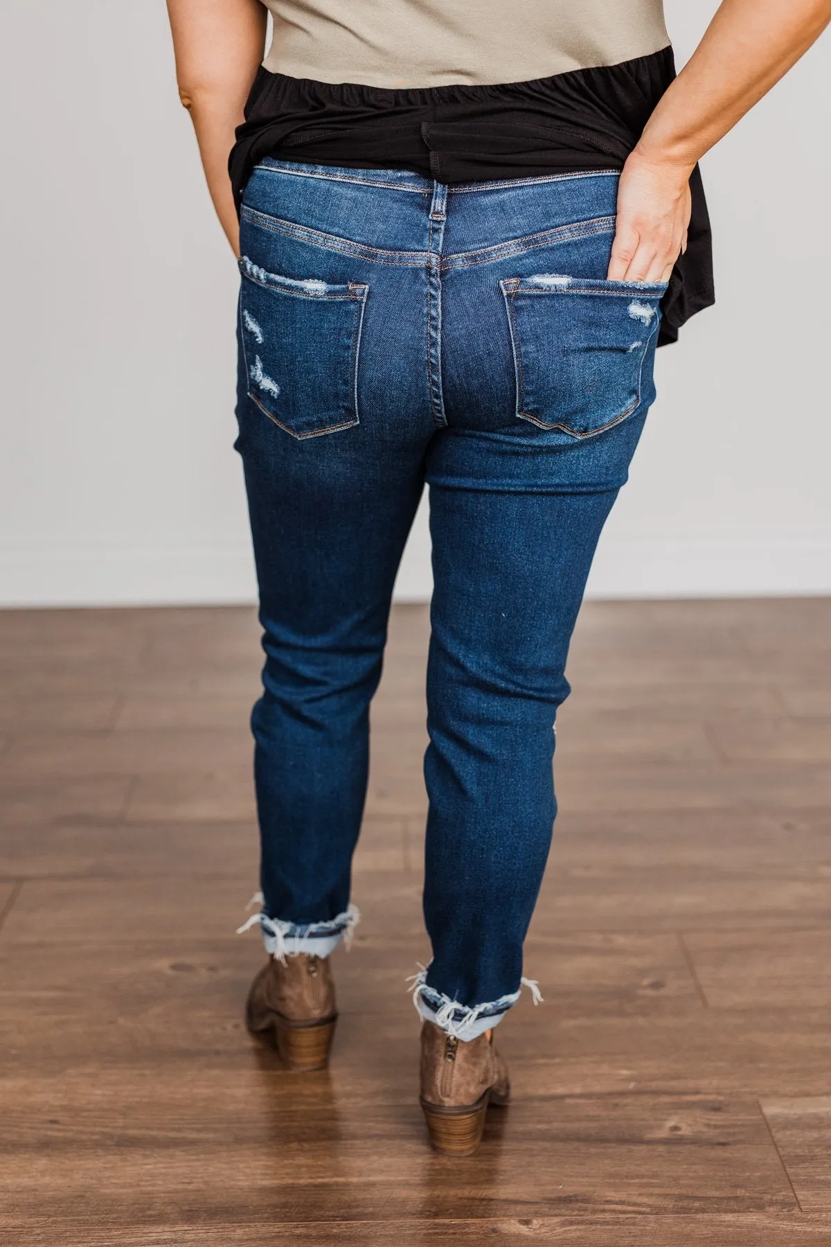 Vervet Mid-Rise Skinny Jean- Kristine Wash