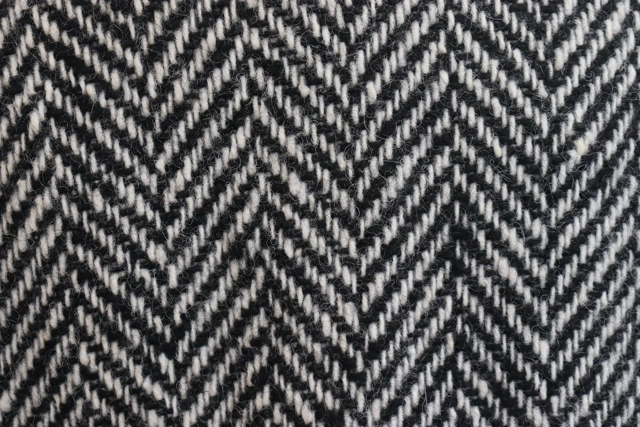 Vintage VALENTINO Herringbone Wool Coat