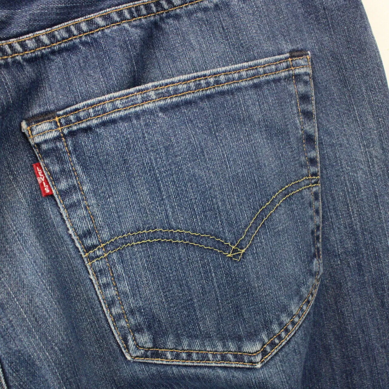 Womens LEVIS 501 Big E Jeans Dark Blue | W36 L32