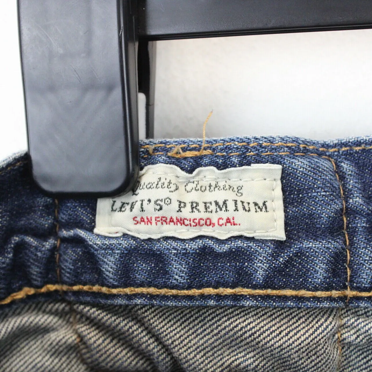 Womens LEVIS 501 Big E Jeans Dark Blue | W36 L32