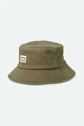 Woodburn Packable Bucket Hat - Vetiver Sol Wash