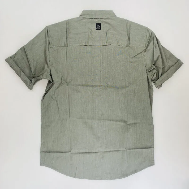 Wrangler  Ss Asym Zippkt Shirt - Camicia di seconda mano - Uomo - Grigio - M