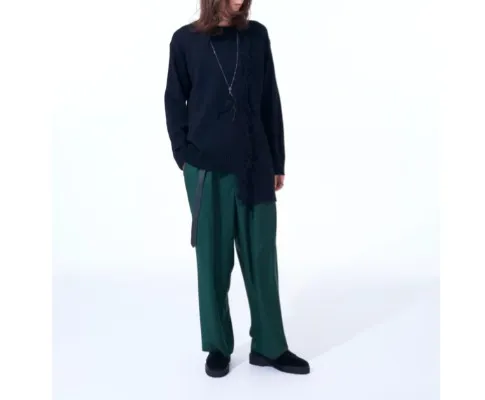 Yohji Yamamoto  |Unisex Street Style Plain Oversized Designers Sweaters