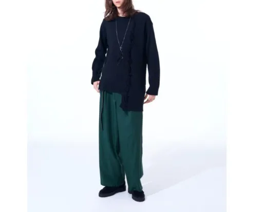 Yohji Yamamoto  |Unisex Street Style Plain Oversized Designers Sweaters