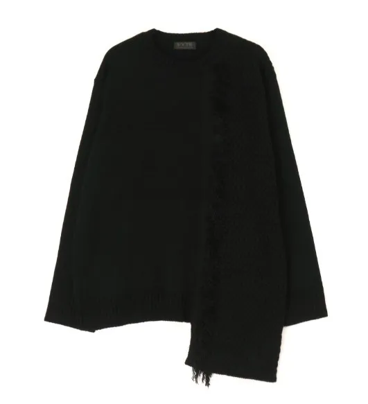 Yohji Yamamoto  |Unisex Street Style Plain Oversized Designers Sweaters