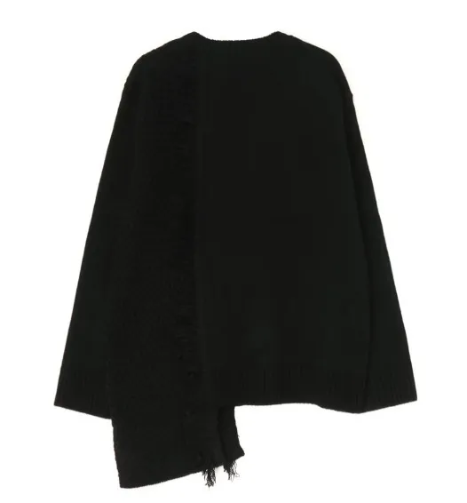 Yohji Yamamoto  |Unisex Street Style Plain Oversized Designers Sweaters