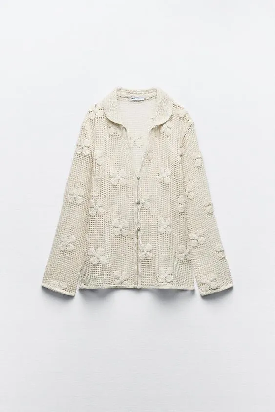 ZARA  |Cotton Shirts & Blouses